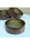 Ceramic Bowl Green Marble Patterned 1 Piece Multi-Purpose Container Diameter 14 cm Depth 5.5 cm - 3
