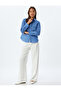 Long Sleeve Shirt with Flap and Double Pocket Detail, Cotton - 2