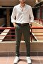 Men'S, Standard-Fit, a Quality, Old Money, Fabric Trousers 269 - 6