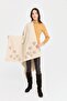 Women's Single-Sided Floral Embroidered Shawl T.Melange - 5