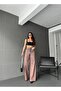Basic Denim Baggy Pants Red Tint Washed - 4