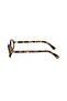 04Zs Vau08N 50 Women's Oval Melted Brown Bone Sunglasses - 3