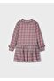 Powder Pink Patterned Children's Dress Powder Pink - 2