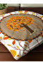 Autumn Themed 43X43 Velvet Cushion Cover - 8