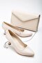 Women's 5 cm Goblet Heel Stiletto and Bag Set - 2