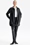 Black Leather Double Suit Set - 2