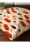 Autumn Themed 43X43 Velvet Cushion Cover - 8