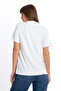 Women's ECRU Crew Neck Short Sleeve 100% Cotton Interlock T-Shirt S-101 - 4