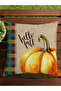 Autumn Themed 43X43 Velvet Cushion Cover - 7