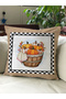 Autumn Themed 43X43 Velvet Cushion Cover - 6