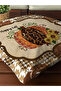 Autumn Themed 43X43 Velvet Cushion Cover - 3