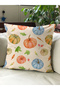 Autumn Themed 43X43 Velvet Cushion Cover - 6
