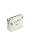 Women's White Hub Leather 3 Compartment Special Women's Shoulder Bag - 2