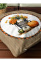 Autumn Themed 43X43 Velvet Cushion Cover - 8