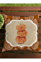 Autumn Themed 43X43 Velvet Cushion Cover - 7