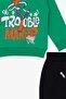 Baby Boy Tracksuit Set, Slingshot Printed, 9 Months-3 Years, Green - 3