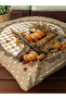 Autumn Themed 43X43 Velvet Cushion Cover - 8
