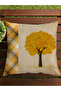 Autumn Themed 43X43 Velvet Cushion Cover - 2