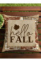 Autumn Themed 43X43 Velvet Cushion Cover - 7