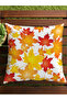 Autumn Themed 43X43 Velvet Cushion Cover - 2