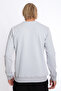 Men's Gray Crew Neck 3 Thread Non-Rated Fleece Sweatshirt S-205 - 2