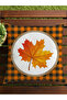 Autumn Themed 43X43 Velvet Cushion Cover - 8