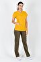 Mustard/Khaki Lycra Thin Fabric Scrubs Doctor Nurse Jersey Bat Sleeve Surgical Suit - 2