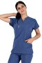 Storm Blue Lycra Thin Fabric Scrubs Doctor's Jersey and Nurse's Jersey Bat Sleeve Surgical Suit