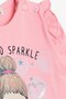 Girl's Tights Set Ballerina Girl Glitter Printed 1.5-5 Years, Powder - 5
