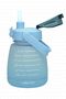 Lusca Bpa Free Motivational Water Bottle 1.3 Lt Blue Water Bottle, Water Bottle, Water Bottle - 3