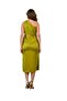 Satin Woven Fabric Belt Detailed A-Line Fit Evening Dress 03 - 4
