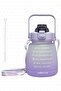 Lusca Bpa Free Motivational Water Bottle 1.3 Lt Purple Water Bottle, Water Bottle, Water Bottle