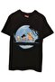 Unisex Dragon Ball Z Back Printed Black T-Shirt