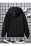 God Got Me Printed Unisex Black Kangaroo Pocket Hooded Sweatshirt Hoodie - 4