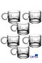 كوب ميلورين 6 قطع من الخرز الزجاجي 325 مل