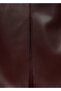 Leather look pencil skirt - 8