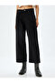 Wide Leg Crop Jeans with Buttons, Comfortable Fit, Standard Waist - Wide Crop Leg Jean - 3