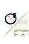 Ring Pendulum Black Button Handle Luxury Country Kitchen Furniture Cabinet Drawer Handle - 2