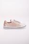 Patent Leather Sole Lace-Up Stone Silver Nude Women's Sports Shoes - 4