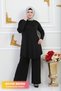 New Season Trousers Tunic Double Set Lycra Cotton Fabric Flexible Comfort Model Stylish Hijab Set
