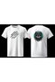 Custom Wolf Design Front and Back Printed White T-Shirt