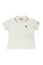 Baby Boy Knitwear Collared White Pique T-Shirt