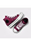 Chuck Taylor All Star Platform Lift Sparkle Party Kids Pink Sneaker - 5