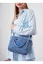 Navy Blue Women's Crossbody Bag 05Bhpc6007-Kp L - 8