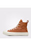 Chuck 70 Women's Orange Leather Sneaker - 5