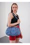 Navy Blue Women's Crossbody Bag 05Bhpc6008-Kp L - 5