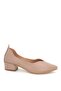 Genuine Leather Mink Women's Heeled Leather Shoes Shn-1068 - 5