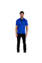Shadow Patterned Sports Polo Collar Men's Short Sleeve T-Shirt - 8