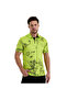 Shadow Patterned Sports Polo Collar Men's Short Sleeve T-Shirt - 6