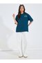 Cotton Jersey Embroidered Pocket Detail T-Shirt - 2